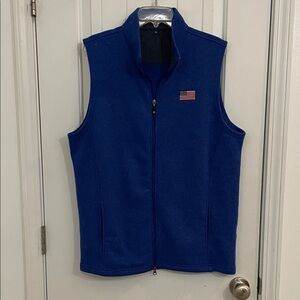 🍀Turtleson XL Blue Men's Vest with Flag Patch